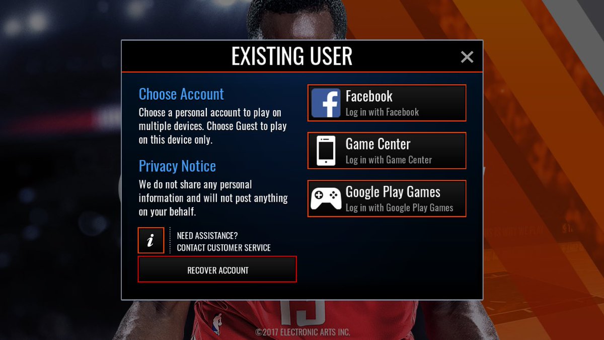 NHRunner82's tweet photo. @EAHelp What happen to the guest login? https://t.co/AlR5CTVaLs