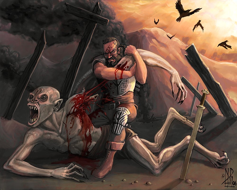 Beowulf_hero3's tweet photo. Just a quick #snap from when I killed #grendel with my bare hands! #strong #killedhim #ontohismother https://t.co/OaypR9EUVc