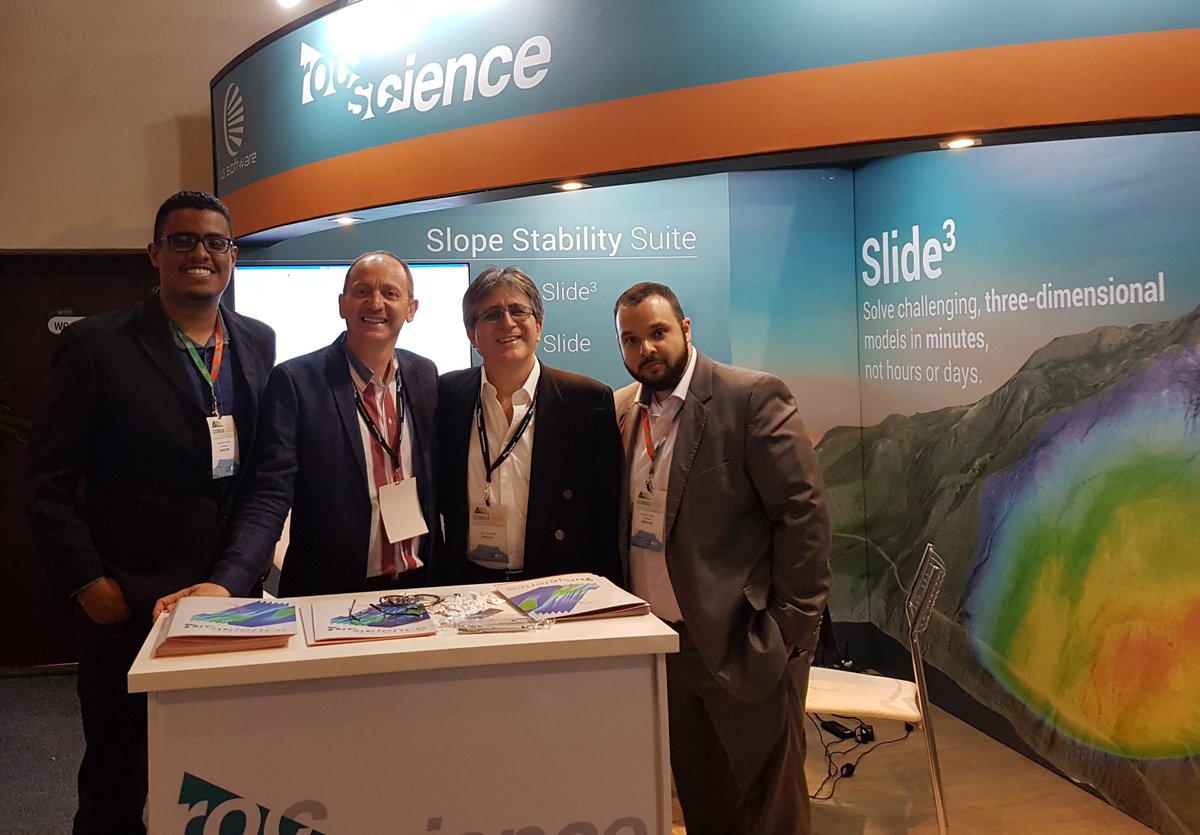 Rocscience's tweet image. Visit Rocscience President @thamer_yacoub and the team at #L3Software at COBRAE 2017 today!