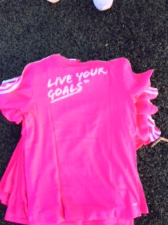 Mid_FDO's tweet image. Wee treat for all girls at today's @midgov @BordersRailway football festival. Nice pink FIFA live your goals t shirt. Thanks @kmcconnell86