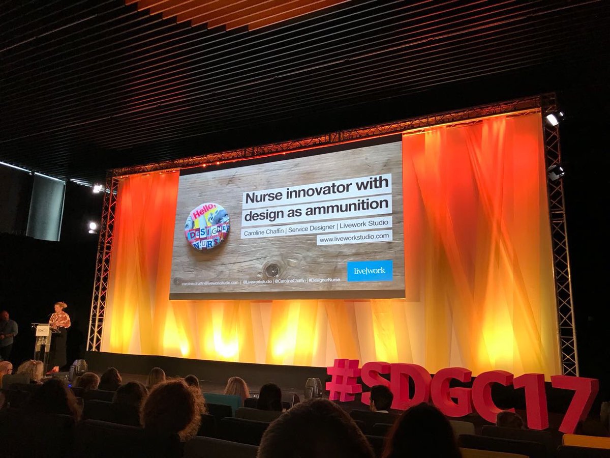 Thanks for sharing stories about your mum and friend in HC who want to innovate, but feel "trapped". Glad to provide evidence ❤️ #SDGC2017