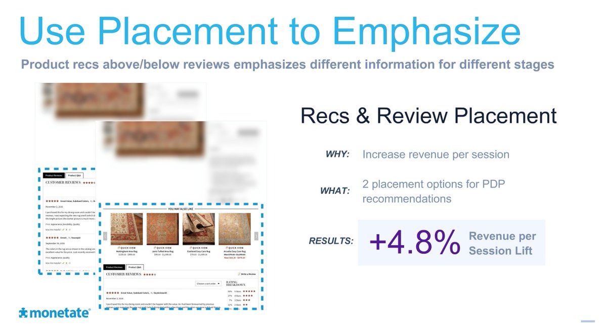 monetate's tweet photo. #Personalization Tip: Use Placement to Emphasize #DSOnline https://t.co/QJtqpynApF