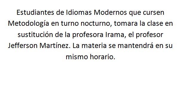 Rotheliliana's tweet photo. @iutavccs INFORMACIÓN https://t.co/d20TKT7TJk