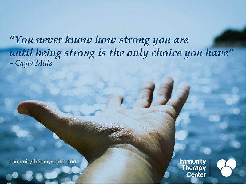 ITC_Cancer_Ctr's tweet photo. Let us be strong with you, right along your side. 

#cancertreatment https://t.co/Bmp6cPTqOf