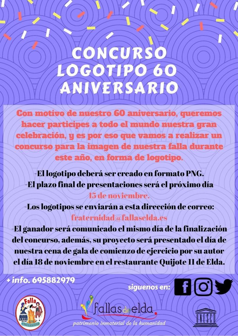 Concurso de nuestro 60 aniversario