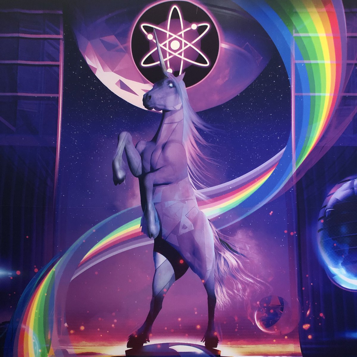 cosmos's tweet image. Come take a selfie with @DevCorn 🦄 at the @Cosmos booth at #devcon3 #devcon2017