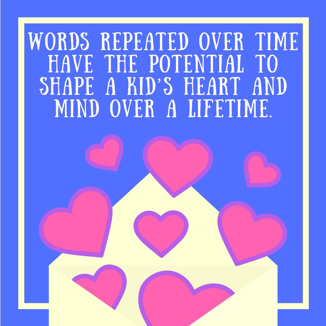 KidsTwc's tweet photo. Say it, write it, sing it! Just make sure you repeat the words you want in the heart of your child. https://t.co/e5vxfFNiuq