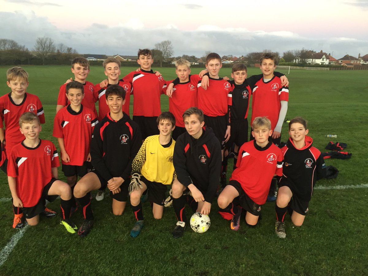 HGSPhysicalEd's tweet photo. Well done to both U14 and U13s, who both had big wins against Filey in the county cup today #HGSFootball https://t.co/OmC8FqW2Ed