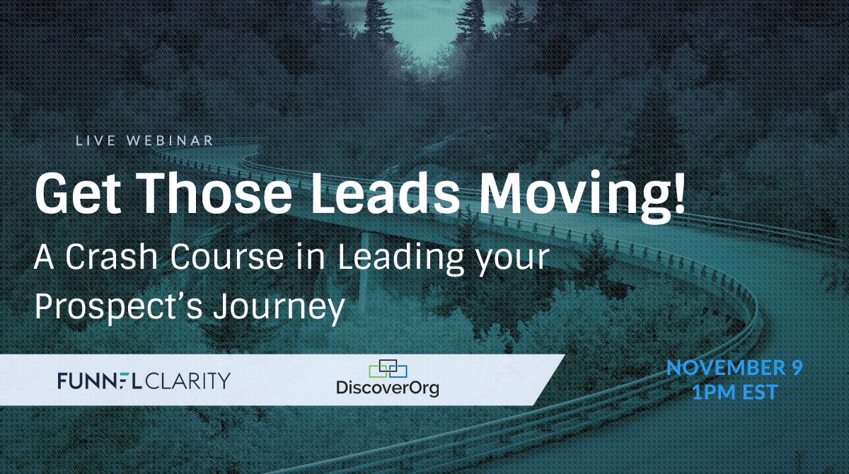 InSalesTraining's tweet photo. How to accelerate the leads moving through your funnel- join us and DiscoverOrg next Thursday!  https://t.co/VG8A9cYF8U https://t.co/NxbsN7XFx6