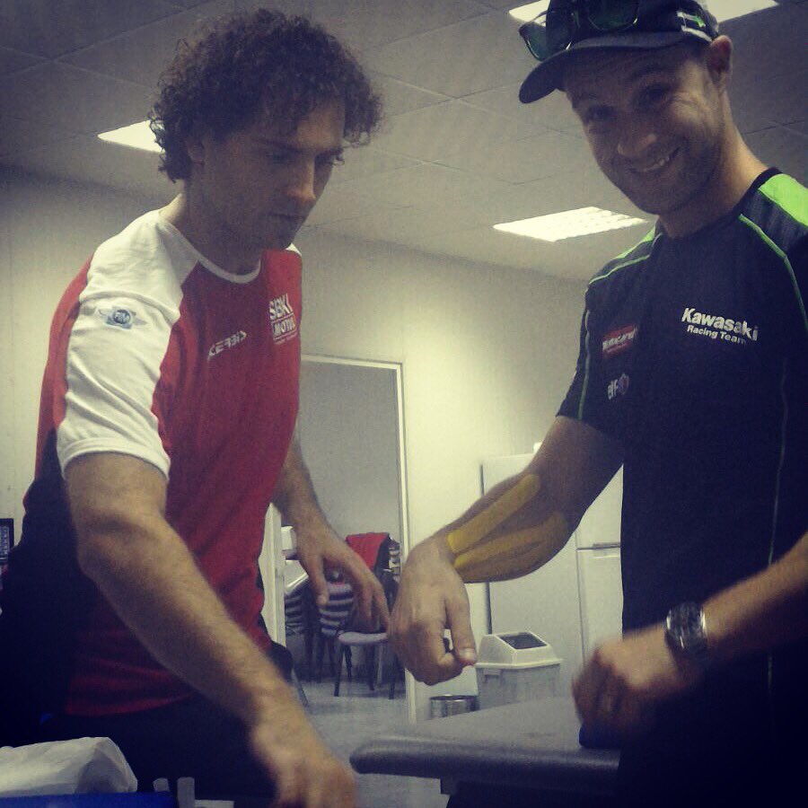 Taping for the Champion... #QatarWorldSBK