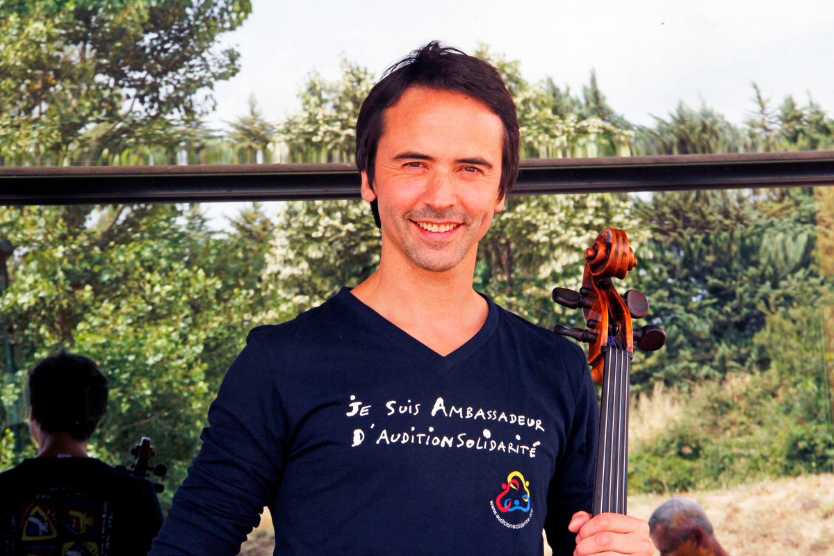dakapp_official's tweet photo. .@QueyrasJG,  one of #DakApp's cello teachers has become an ambassador of the Asso AuditionSolidarité​ association. https://t.co/VRTEvXw5kj