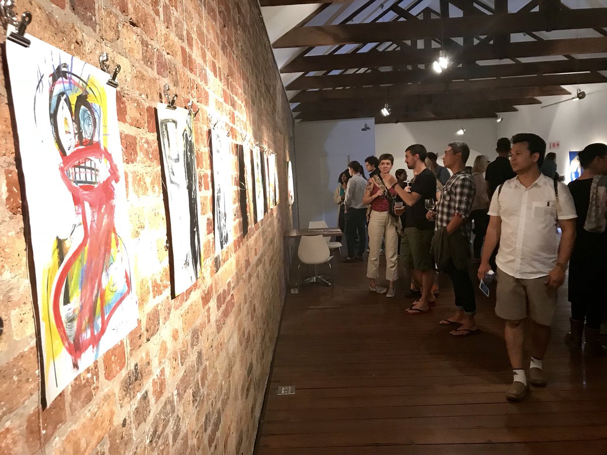 NiniGallery's tweet photo. Opening show Kenyan artist #EhoodiKichapi at #firstthursdayct in #CapeTown @youngbloodct https://t.co/ua2UEjTvcp