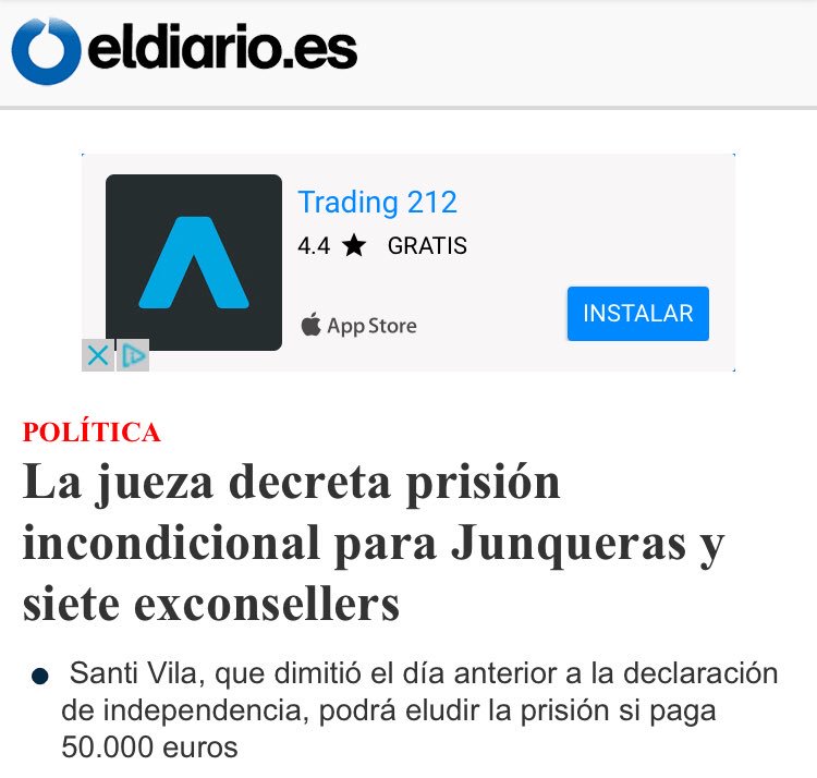 CatalanThings's tweet photo. Os resumo la democrácia española en dos noticias. https://t.co/9HxtBQN5qp
