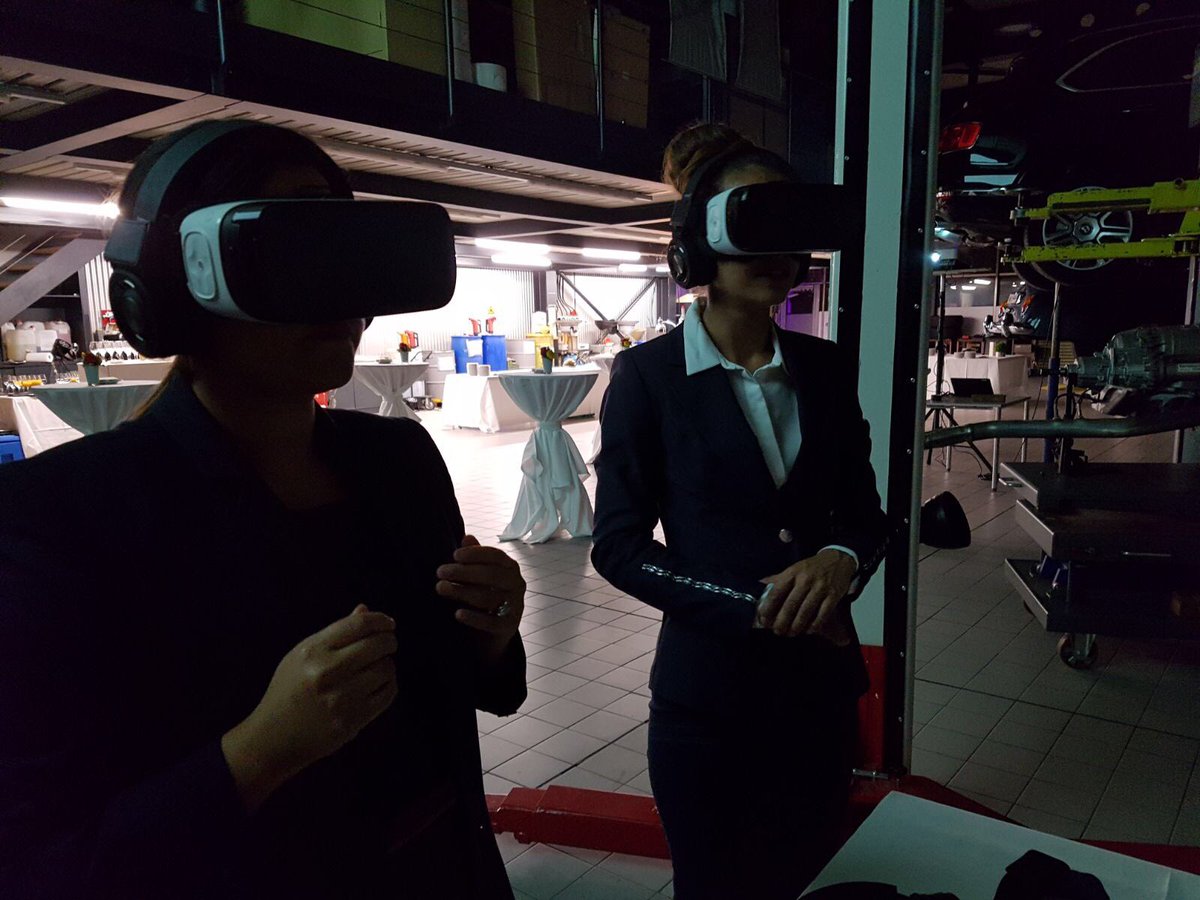 VRHire's tweet photo. We’re having fun in Geneva tonight at the launch of the new GT continental! #gtcontinental #vr #virtualreality #samsung https://t.co/y3MPzWTzWG