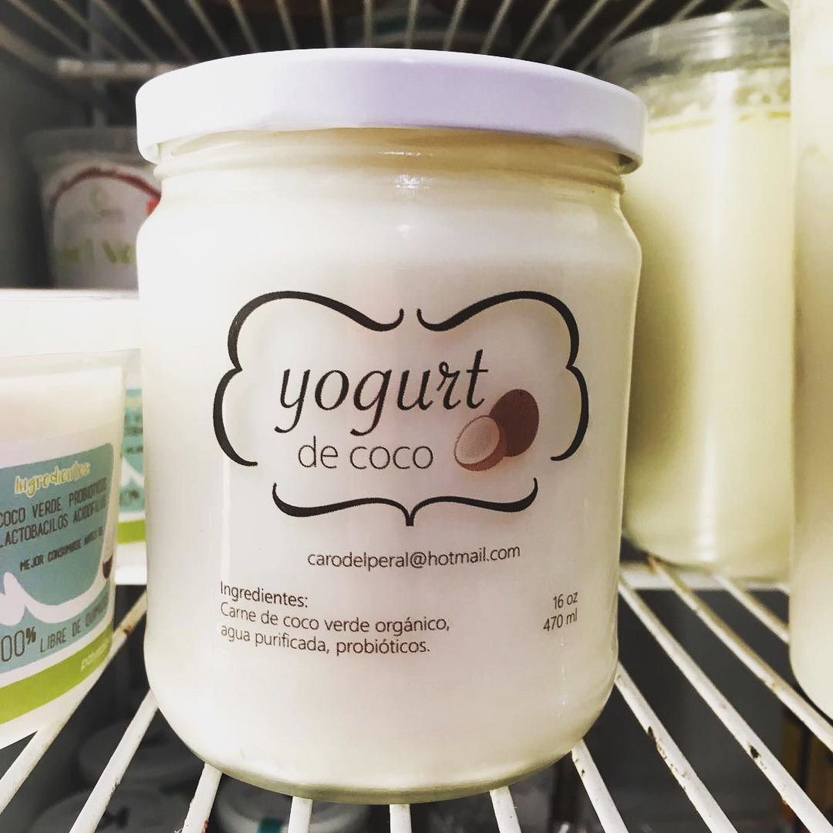 Yogurt de coco delicioso #sinlacteos de venta en #culinariavegetal Mérida 140 #coloniaromanorte y en Alejandro Dumas 16 #polanco