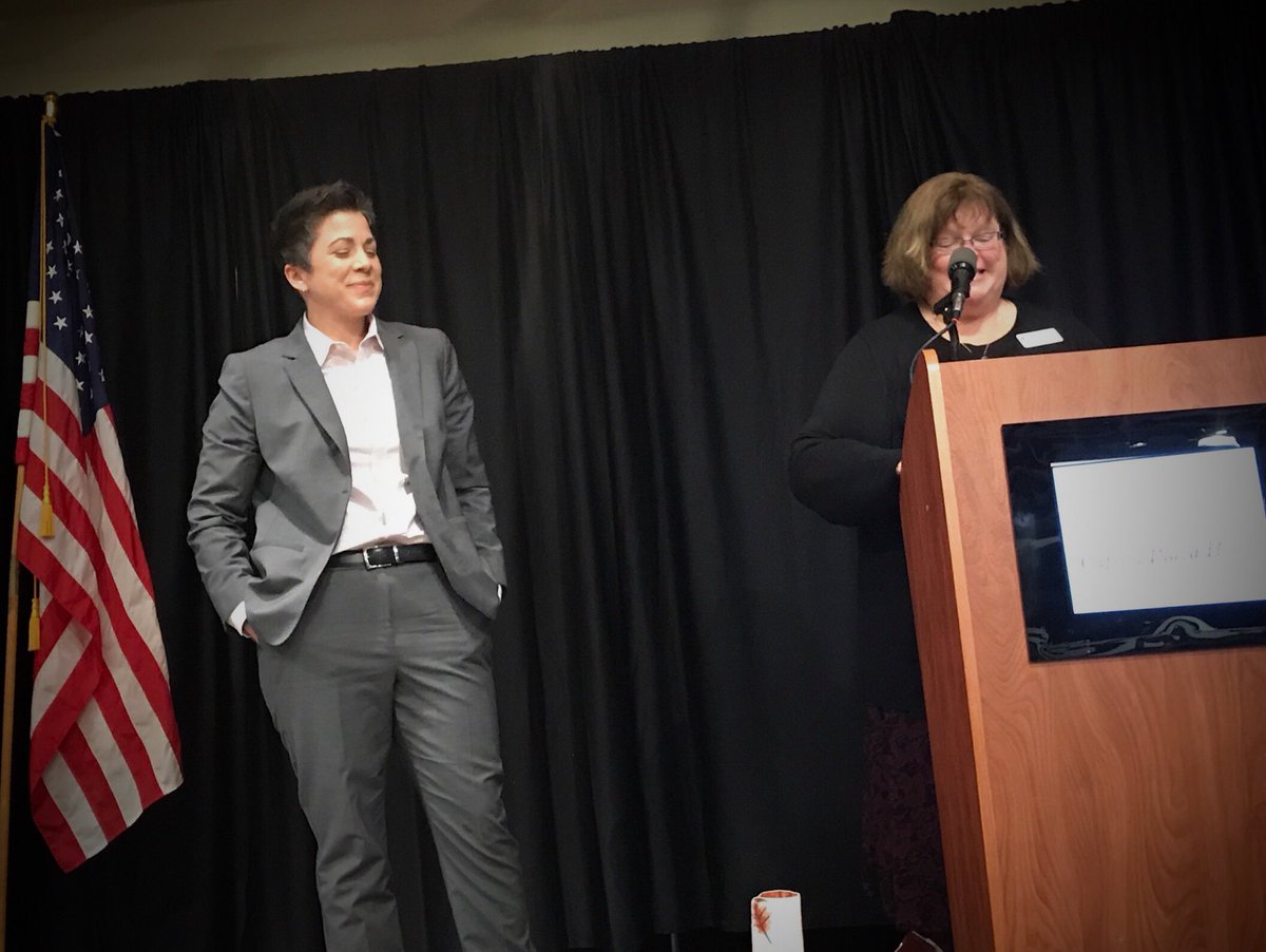 KansasAction's tweet photo. Pres & CEO @amckayKS accepts the Exemplary Service to Children & Families Award at #GovConf2017. Thank you @KCSL for this incredible honor. https://t.co/jYnwGgC7Si
