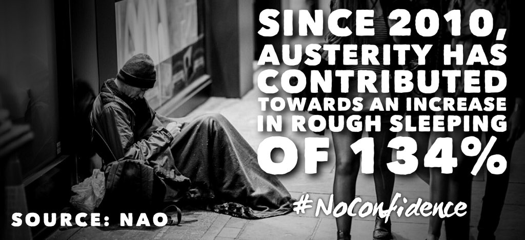 willhuw's tweet photo. Rachael_SwindonWhat kind of government can allow this to happen on their watch? Shame on you Conservatives #NoConf… https://t.co/Q62XGXsi3O