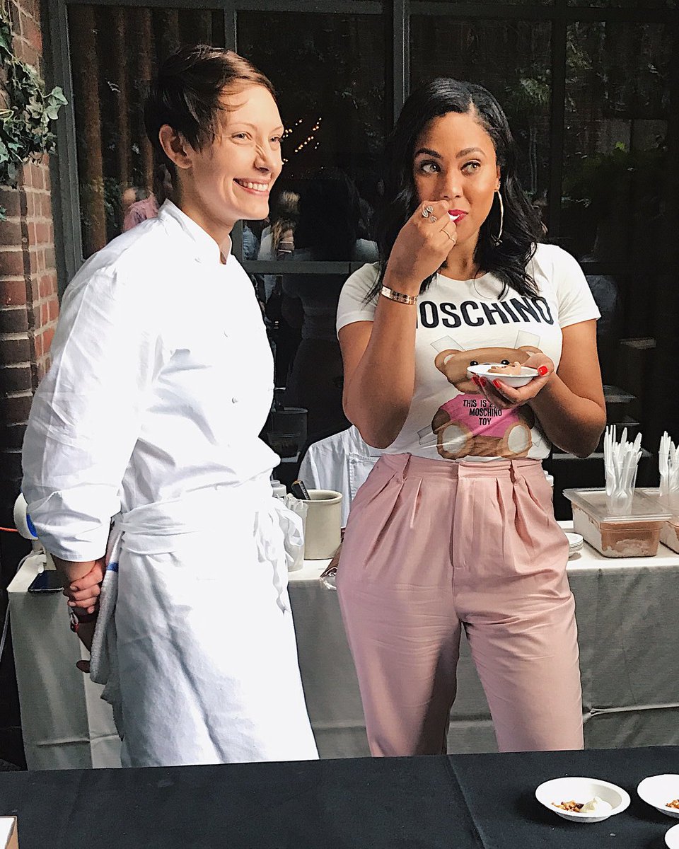 #tbt to the New York Wine &amp; Food Festival at #HudsonHotel with special guests Anna Bolz and <a href="/ayeshacurry/">Ayesha Curry</a>!