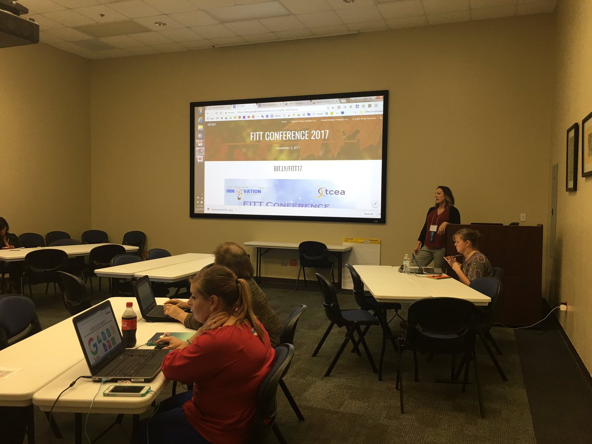 _MichelleCooper's tweet photo. Thank you @janellesafford for presenting GSuite: All my Favorites #FITT2017 @TCEA #tcea https://t.co/BMq1V8wUws