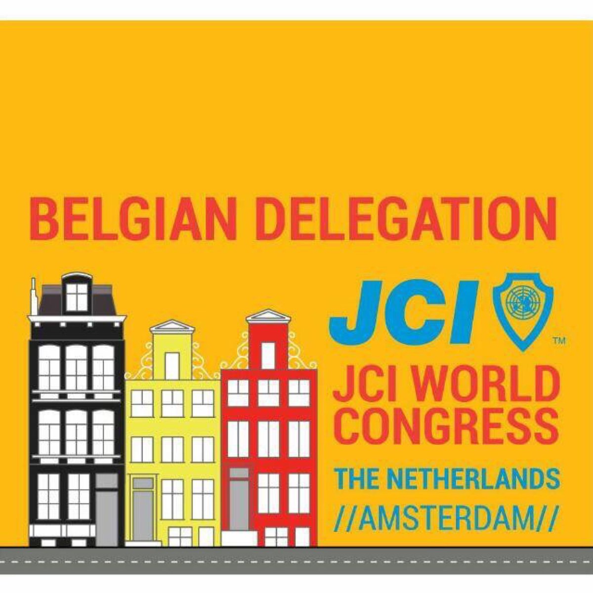The logo of the #belgiandelegation that you will be seeing all over Amsterdam next week JCIWC2017 #WEDO2030 - crowd.cc/s/1g7qk