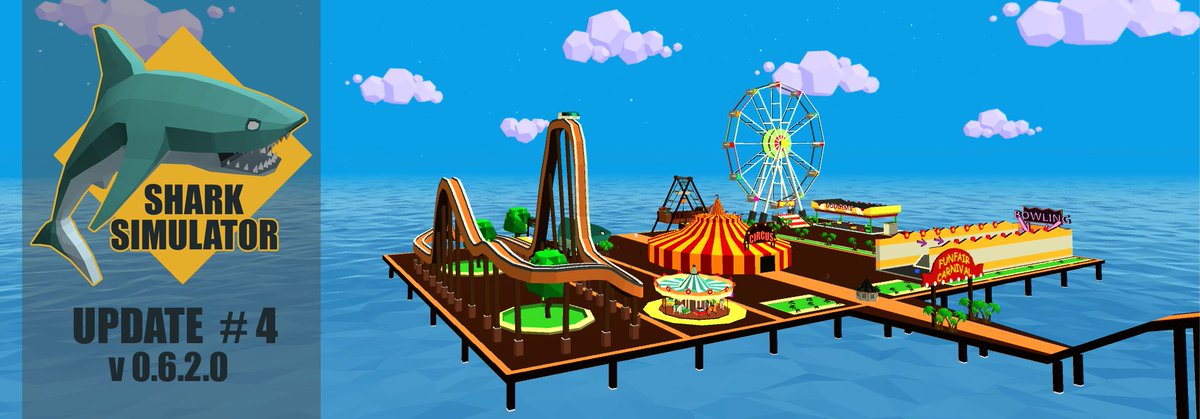 AerilonStudios's tweet photo. New #SharkSimulator update!
Update #4 : Funfair
https://t.co/rg3w0wsvmw
#gamedev #indiedev #indiegame #indiegames #Steam https://t.co/Dl8BsF2fKT