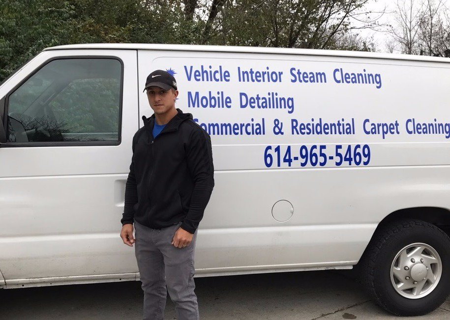 OhioDYS's tweet photo. Meet Cameron, a former DYS youth. Today he runs 2 businesses &amp; volunteers at Circleville JCF! #reentry
https://t.co/qp3CERzex5. https://t.co/PnHxLLxBOz