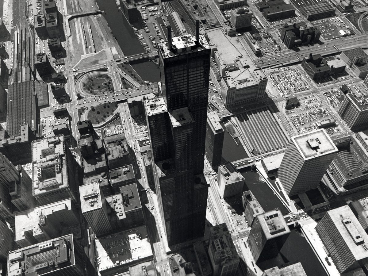 SOM_Design's tweet image. Tune in to @travelchannel tonight to watch engineer William F. Baker discuss Willis Tower. Check your listings. bit.ly/2lG1sM2