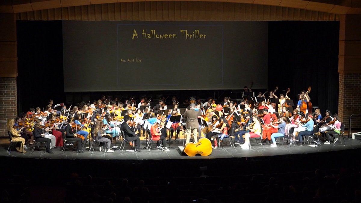 CBSDMattMurray's tweet photo. CB South and West Orchestra concert is now playing on CBTV.  Here is the program schedule: https://t.co/0Mgijd2Anf https://t.co/ca8rgGMFAN