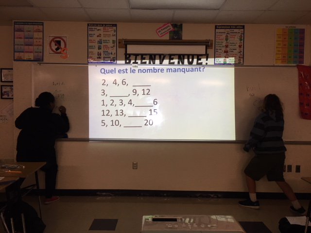 Cross curricular fun in <a href="/TKempWISD/">Terri Kemp</a> 's French Class using #gsuiteedu!  @googleforeducation #whywisd