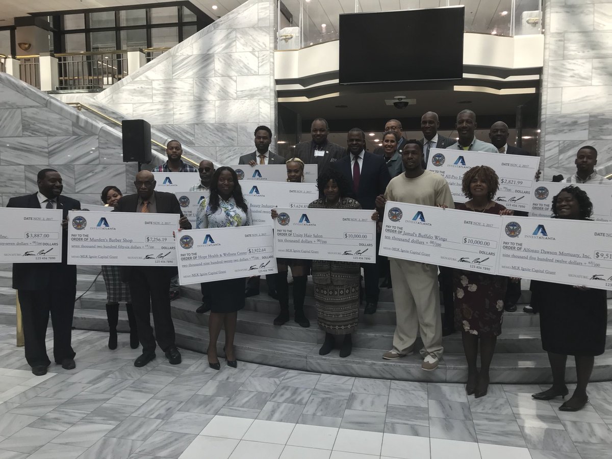 InvestAtlanta's tweet image. Promise made, promise kept. Congratulations to all the recipients of the MLK Ignite Capital Grants! #MLKIgnite
