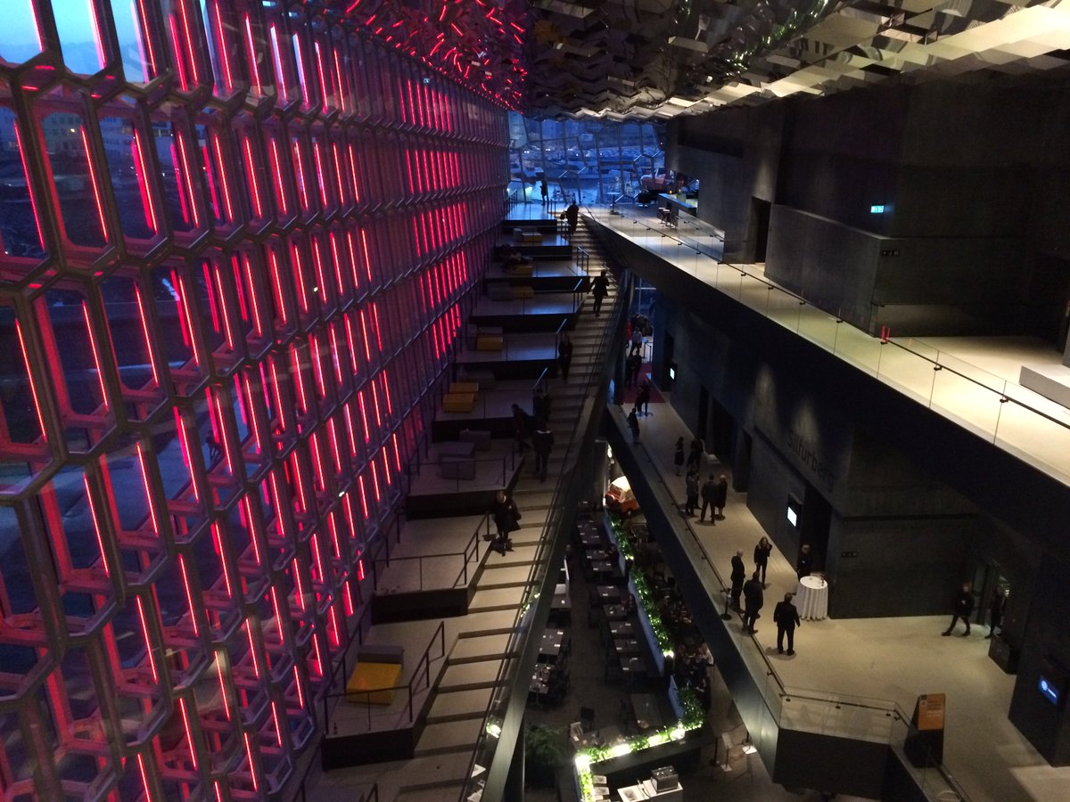 CityPassProject's tweet photo. The only thing more beautiful than the view inside @HarpaReykjavik is the view outside 😍 https://t.co/KhgolRXN3F