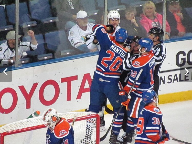 DigitalJustinL's tweet image. Lets just say I was angry. Can you spot me? #Hockey #ontarioreign