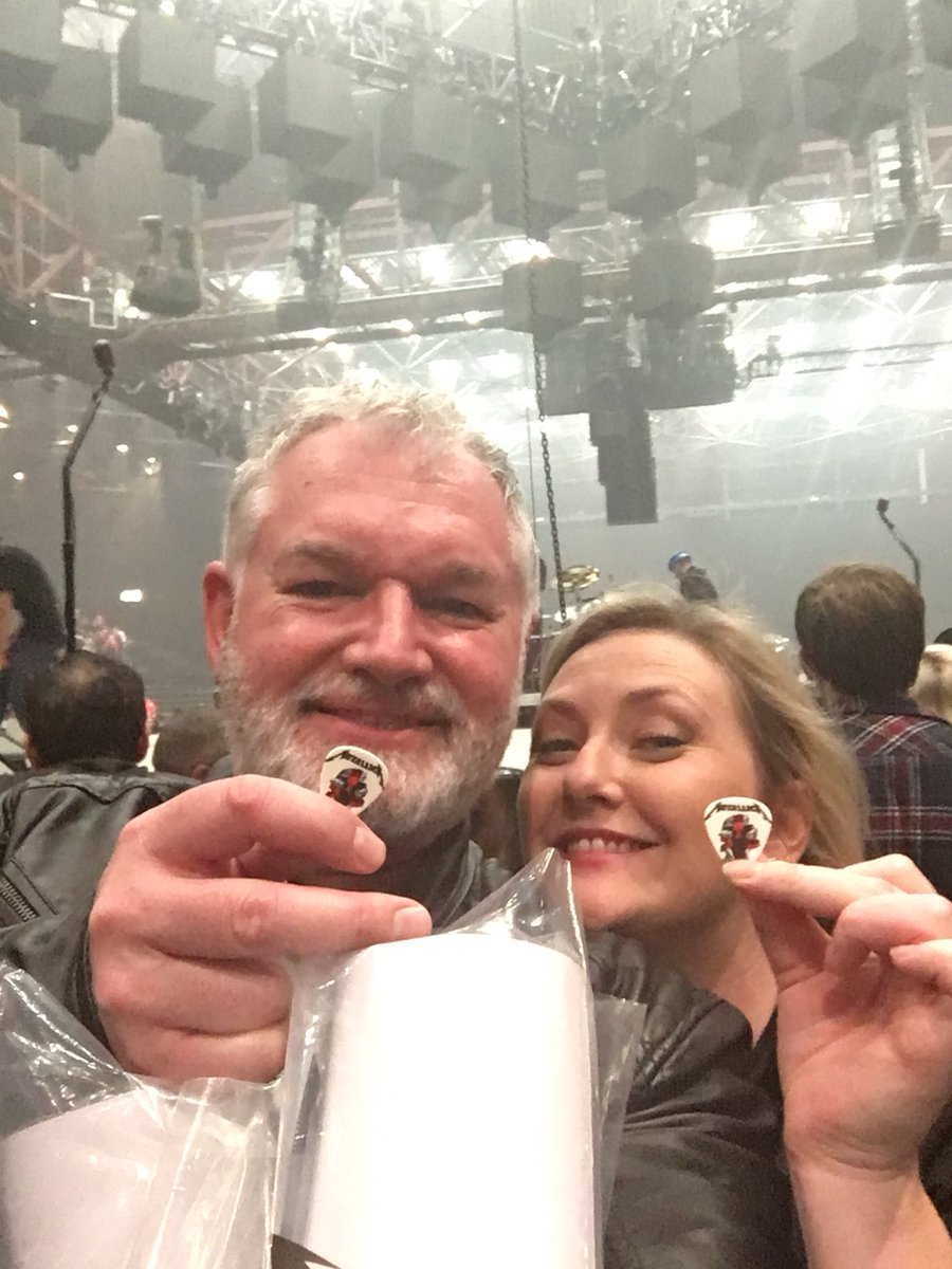 pnheron's tweet photo. #metinbirmingham Thanks Metallica! https://t.co/Bwk9kUjCNa