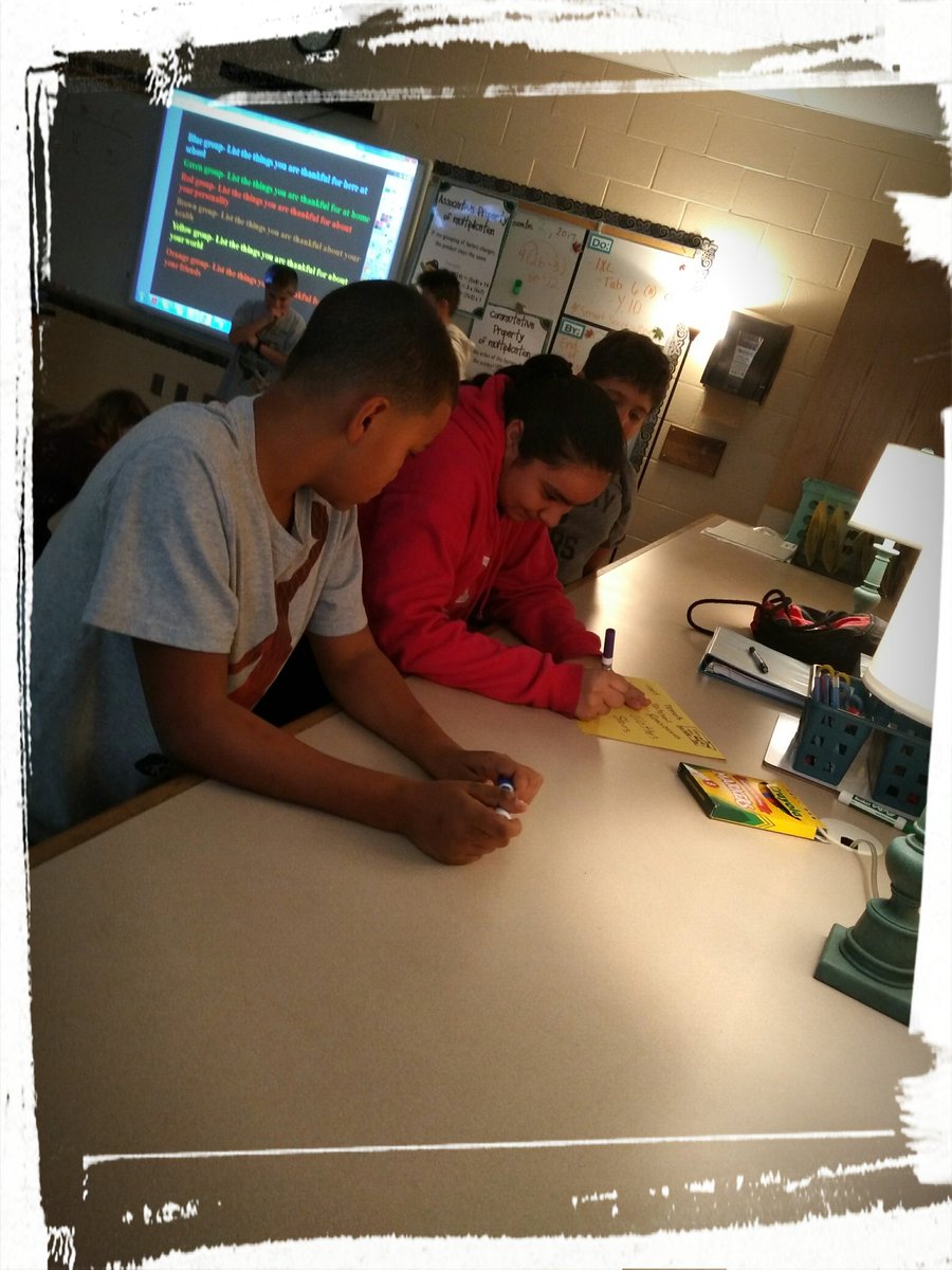 Mrs_S_Wharton's tweet photo. Practicing gratitude in our PAWS group! We have a lot to be grateful for, especially cups of M&amp;M's!! #omsinspire #grateful https://t.co/sYQgeB8XGT