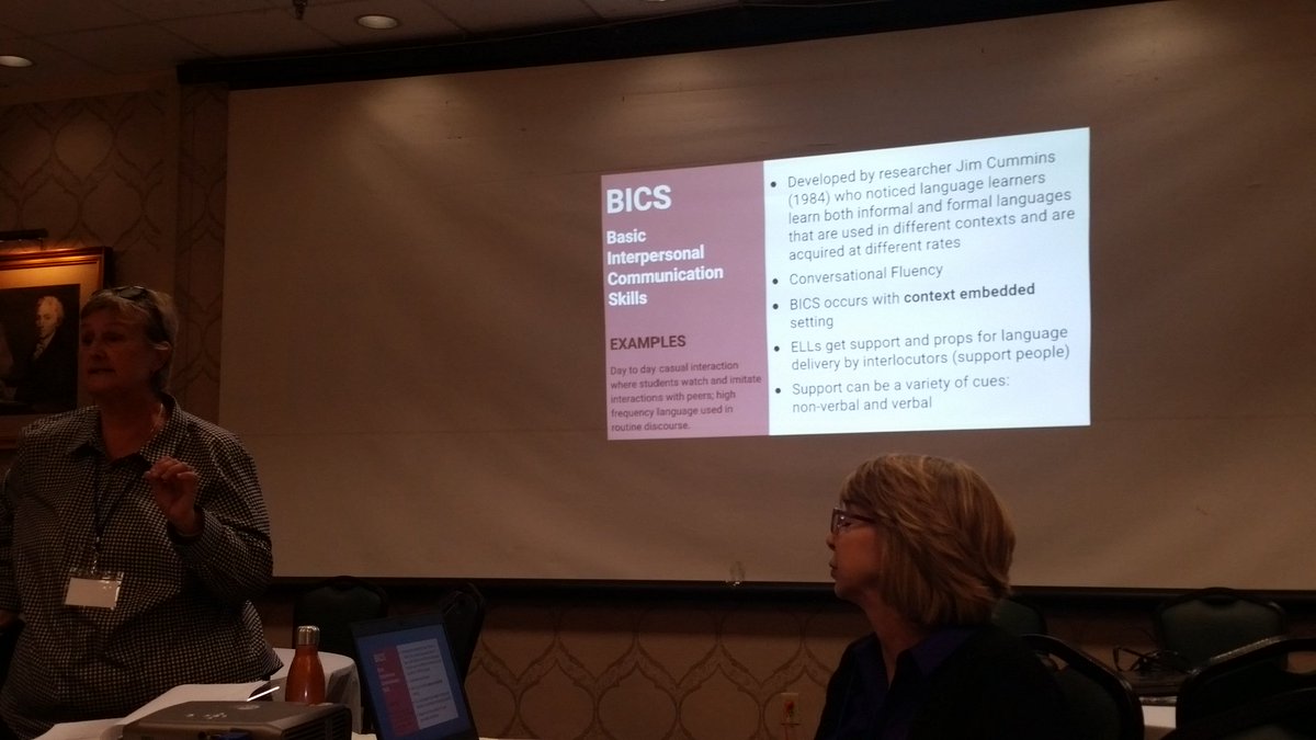 REEPworld's tweet photo. Shifts happen, part 2: Learning at the #VAACE conference -- Know your #BICS from your #CALP for success with #ELPS. #TESOL #adultliteracy https://t.co/otiztVy9HI