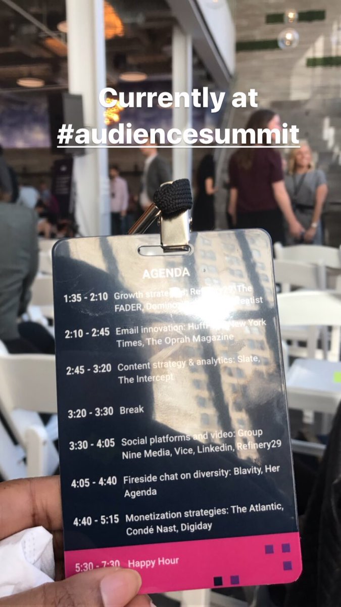 brittianycierra's tweet photo. Work, work, work, work, work. #Digital #AudienceSummit https://t.co/nOLGaOXMWu