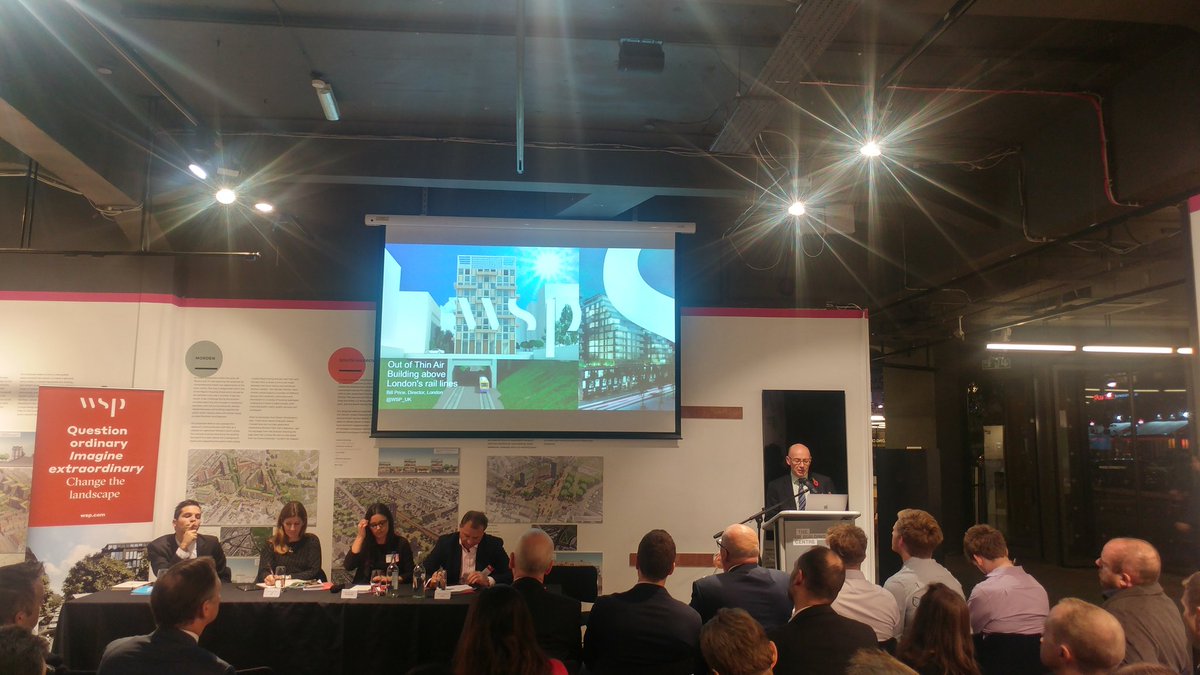 tommy_hawkins's tweet photo. .@WSP_UK #railoverbuild event is go! Starting with @BillPrice22 https://t.co/xW2z4fQhkz