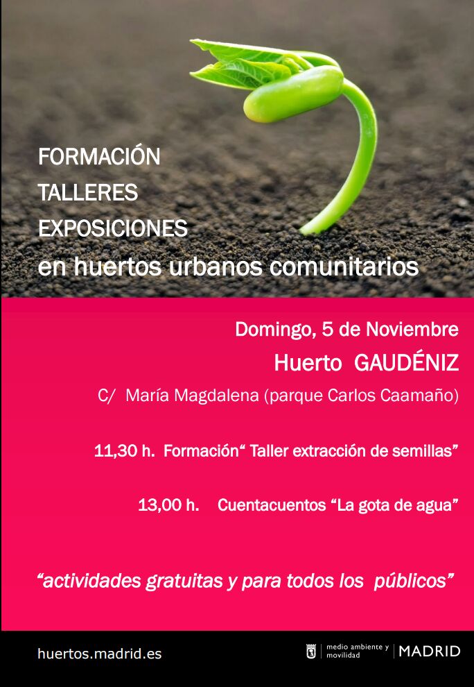 ampa_gaudi's tweet photo. Recordad, este domingo hay excursión y actividades en nuestro flamante huerto, podéis elegir. En cualquier caso, un día estupendo, seguro 👇 https://t.co/Z4zxGXkf6L