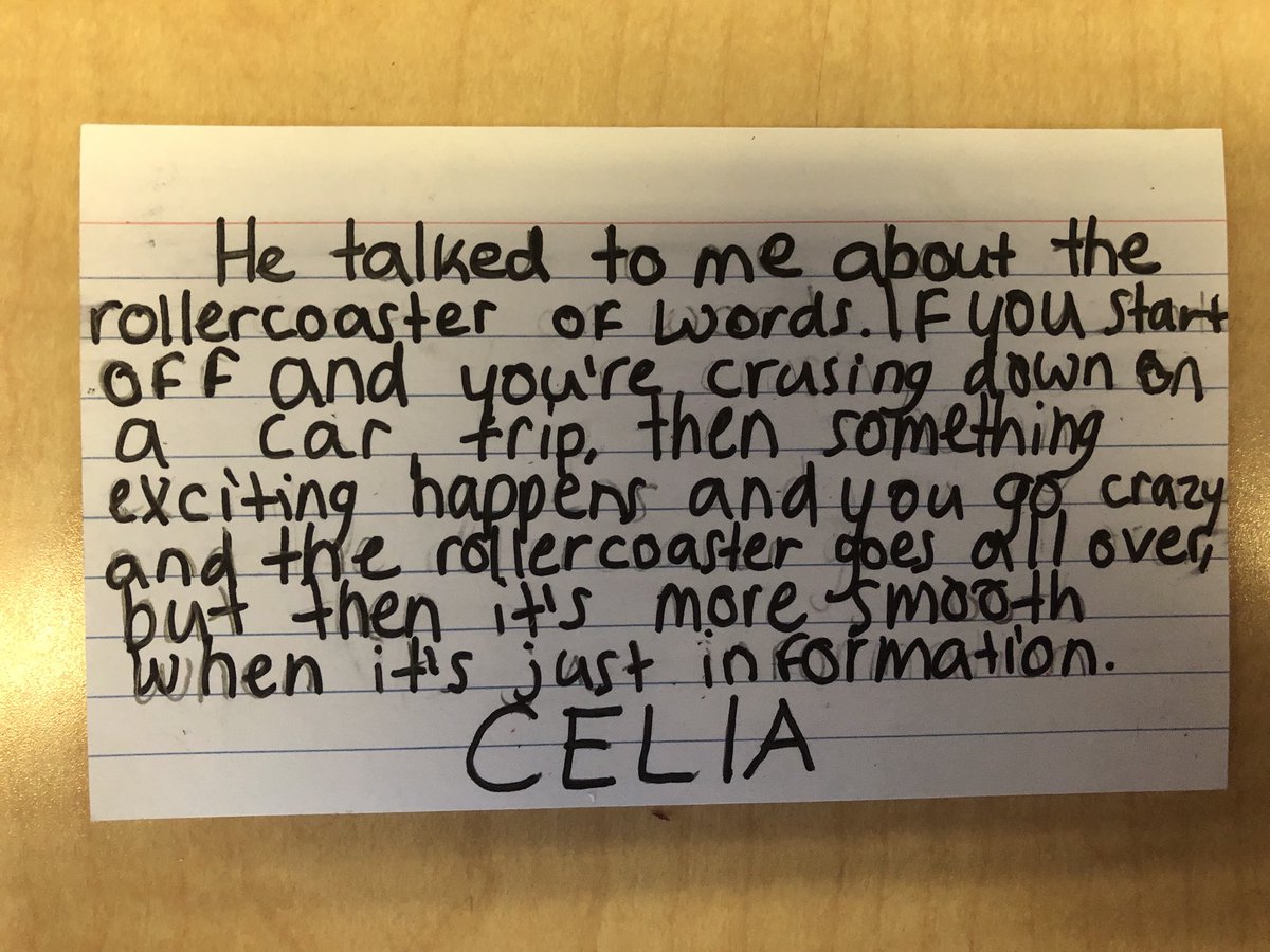 laurenebrown19's tweet photo. We loved talking with @Jarrett_Lerner about the “mistakes, failures, difficulties, triumphs, and joys” of writing. Here’s a glimpse! #ps234 https://t.co/C7uSSjDeRm