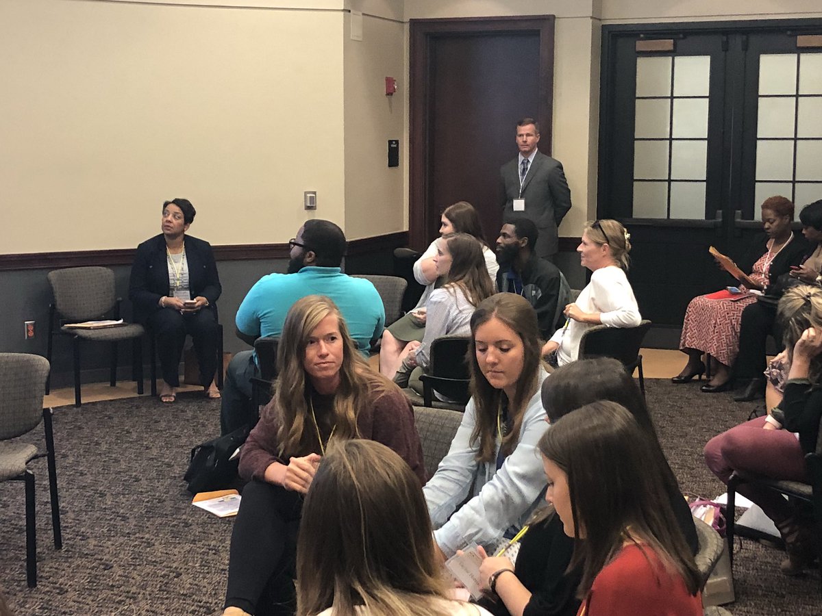 melissamsaucier's tweet image. @ConsiderMSTeach-Novice Teachers learning the importance of Professional Learning Communities!