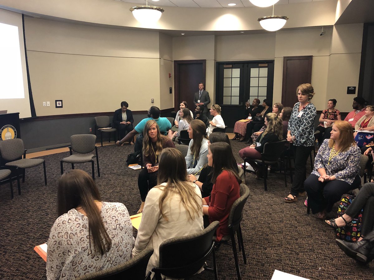 melissamsaucier's tweet image. @ConsiderMSTeach-Novice Teachers learning the importance of Professional Learning Communities!