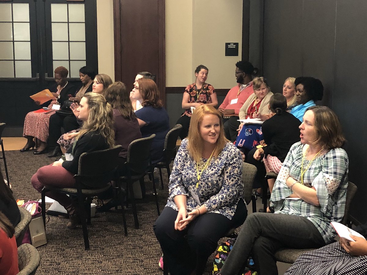 melissamsaucier's tweet image. @ConsiderMSTeach-Novice Teachers learning the importance of Professional Learning Communities!