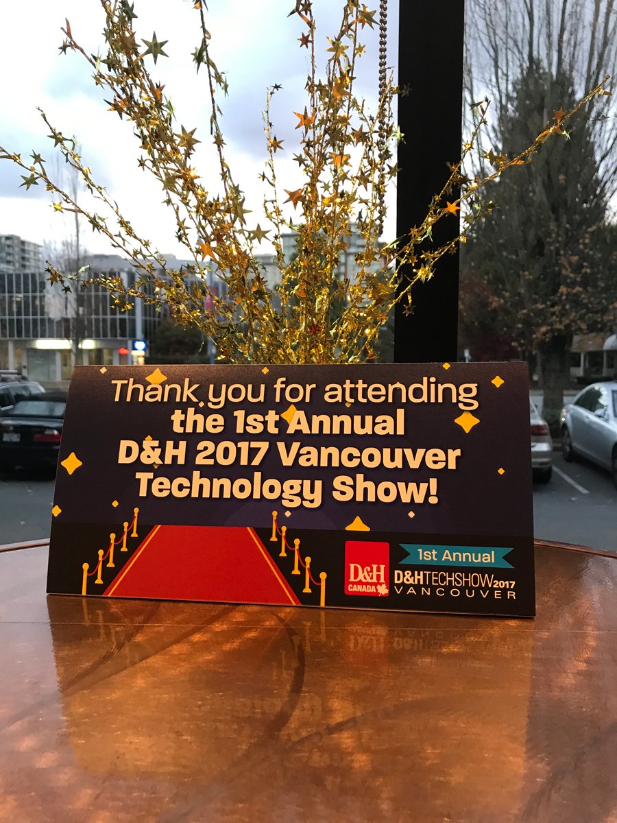 dandh_ca's tweet photo. (2/2) Thank you to all of the manufacturer reps, partners, and customers for making our first Vancouver #DHTechShow a success! 👏 https://t.co/8cL9AzBw75
