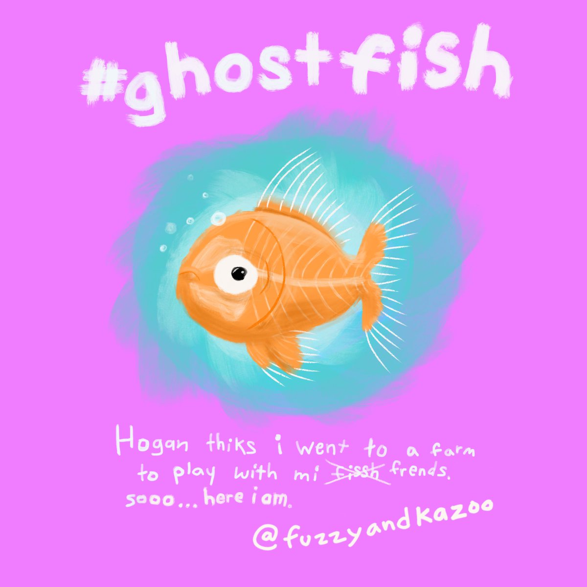 FuzzyandKazoo's tweet photo. Meet Ghost fish.  Just a lost soul waiting for his boy owner to come find him... https://t.co/FAeU2pALzE