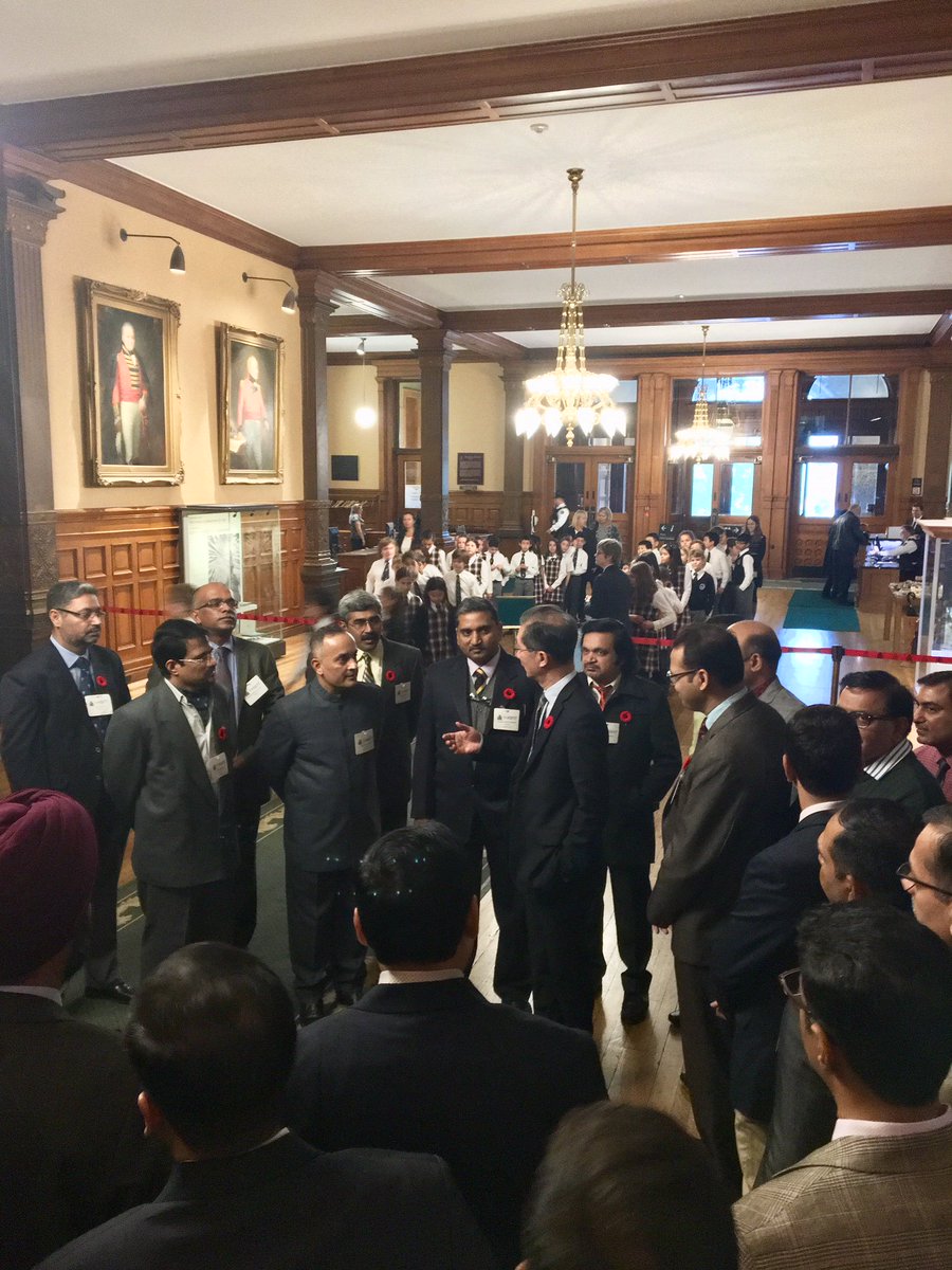 michaelchanyr's tweet photo. It was my pleasure to welcome the 4th del. from #India since an #MOU signing b/w @SenecaCollege & NIFM on the Premier's 2016 India Mission. https://t.co/IKi8UaKKFl