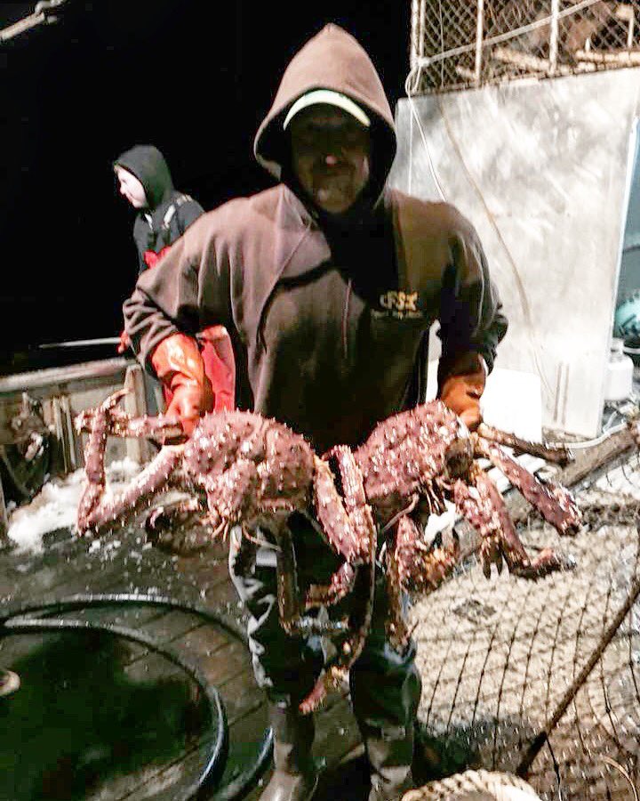 hooked_ak's tweet photo. Red &amp; Blue King Crab available! $18 a lb. we ship! Call for your order- this is fresh! #oceantotable #wheretoeatinjuneau #kingcrab https://t.co/DpsPwWO4yJ