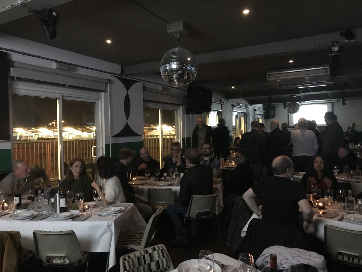 #PhotographersDiningClub is live! Disco ball and all... with @charlieclift <a href="/joshcole49/">COLE'S WORLD</a> and Lousie @weareflock