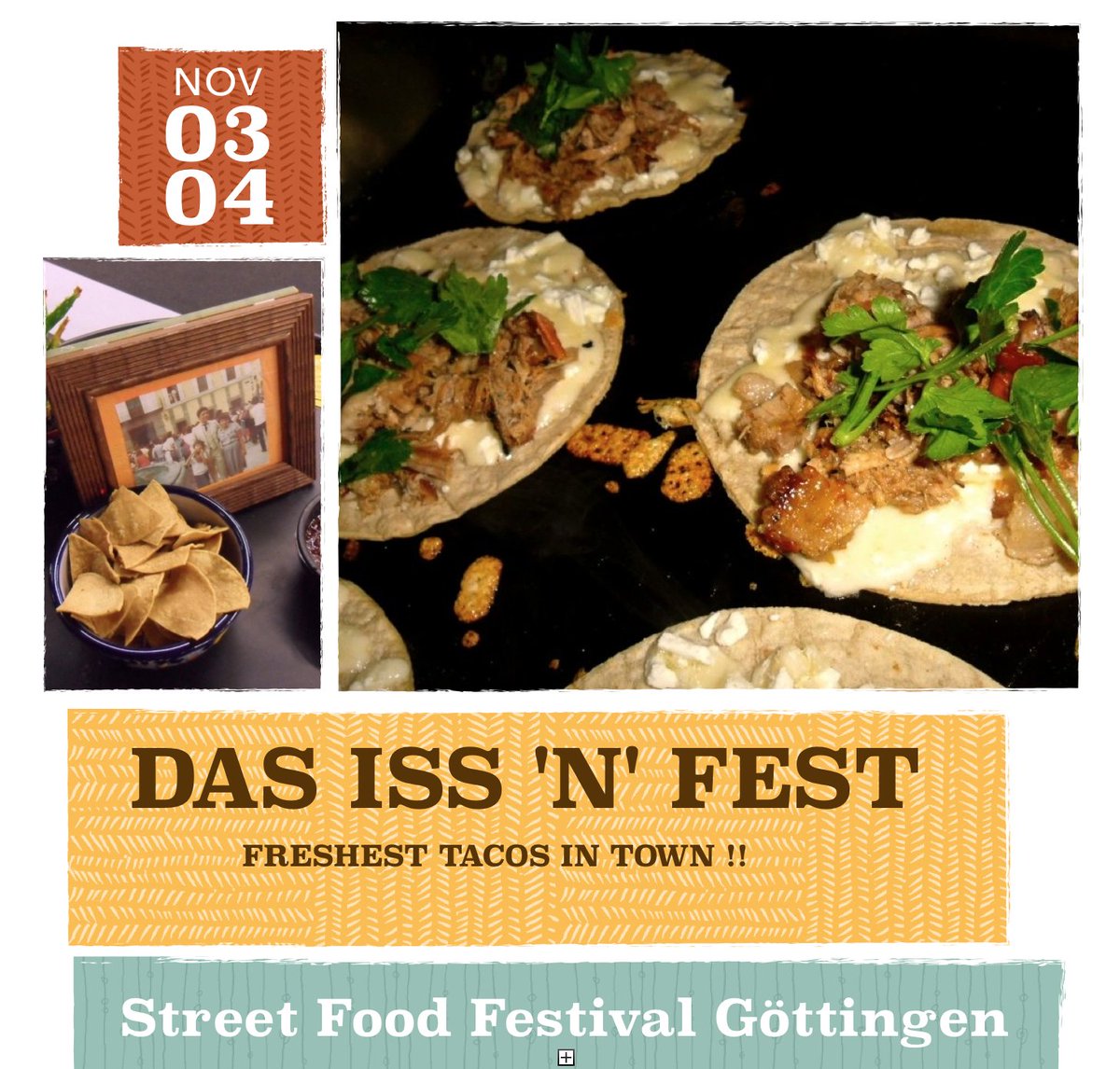 eddielicious_B's tweet photo. morgen ist es so weit!! #streetfoodgöttingen #dasissnfest #besttacos #quesadillascarnitas #designoutletwolfsburg https://t.co/ZEzr7LTWif
