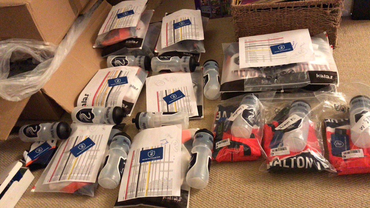 Kit and club bits ready to roll...