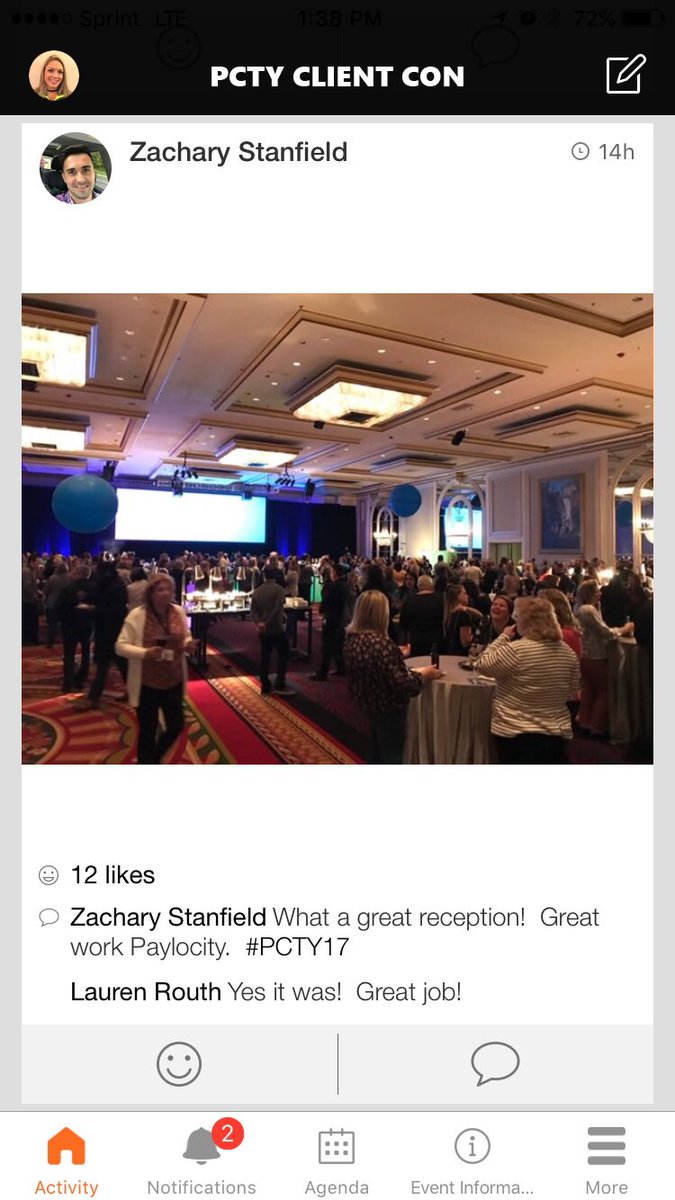 Paylocity's tweet photo. Thank you for sharing!! #PCTYClientCon https://t.co/p1ZpiP7LVM